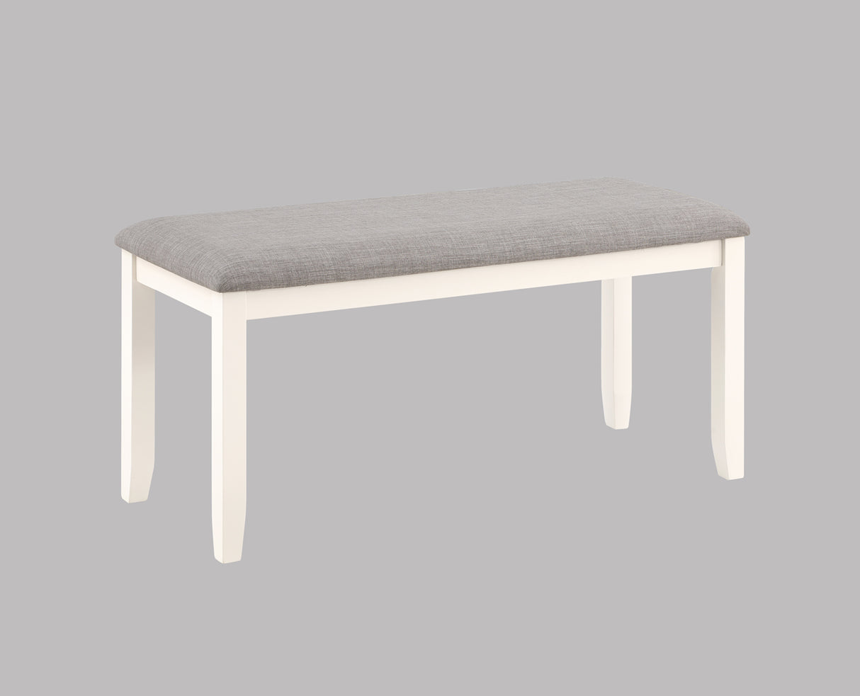 Rowan Chalk Gray 6-Piece Dining Set from Crown Mark - Luna Furniture