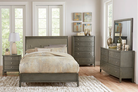 Cotterill Gray King Panel Bed