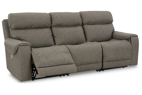 Starbot Fossil 3-Piece Power Reclining Sectional Sofa from Ashley - Luna Furniture