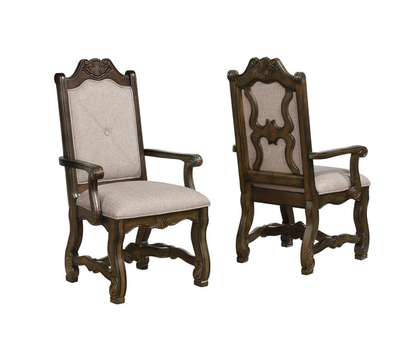 Neo Renaissance Dark Oak Arm Chair