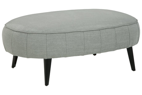 Hollyann Gray Oversized Accent Ottoman -  - Luna Furniture