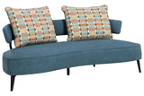 Hollyann Blue RTA Sofa -  - Luna Furniture