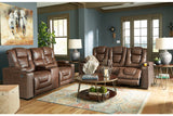 Owner's Box Thyme Power Reclining Loveseat with Console -  - Luna Furniture