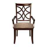 Keegan Rich Cherry Arm Chair, Set of 2