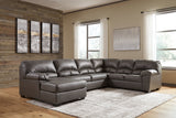 Aberton Gray LAF Sectional -  - Luna Furniture