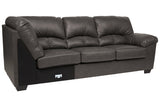 Aberton Gray Right-Arm Facing Sofa with Corner Wedge from Ashley - Luna Furniture