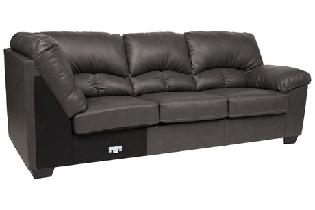 Aberton Gray Right-Arm Facing Sofa with Corner Wedge from Ashley - Luna Furniture