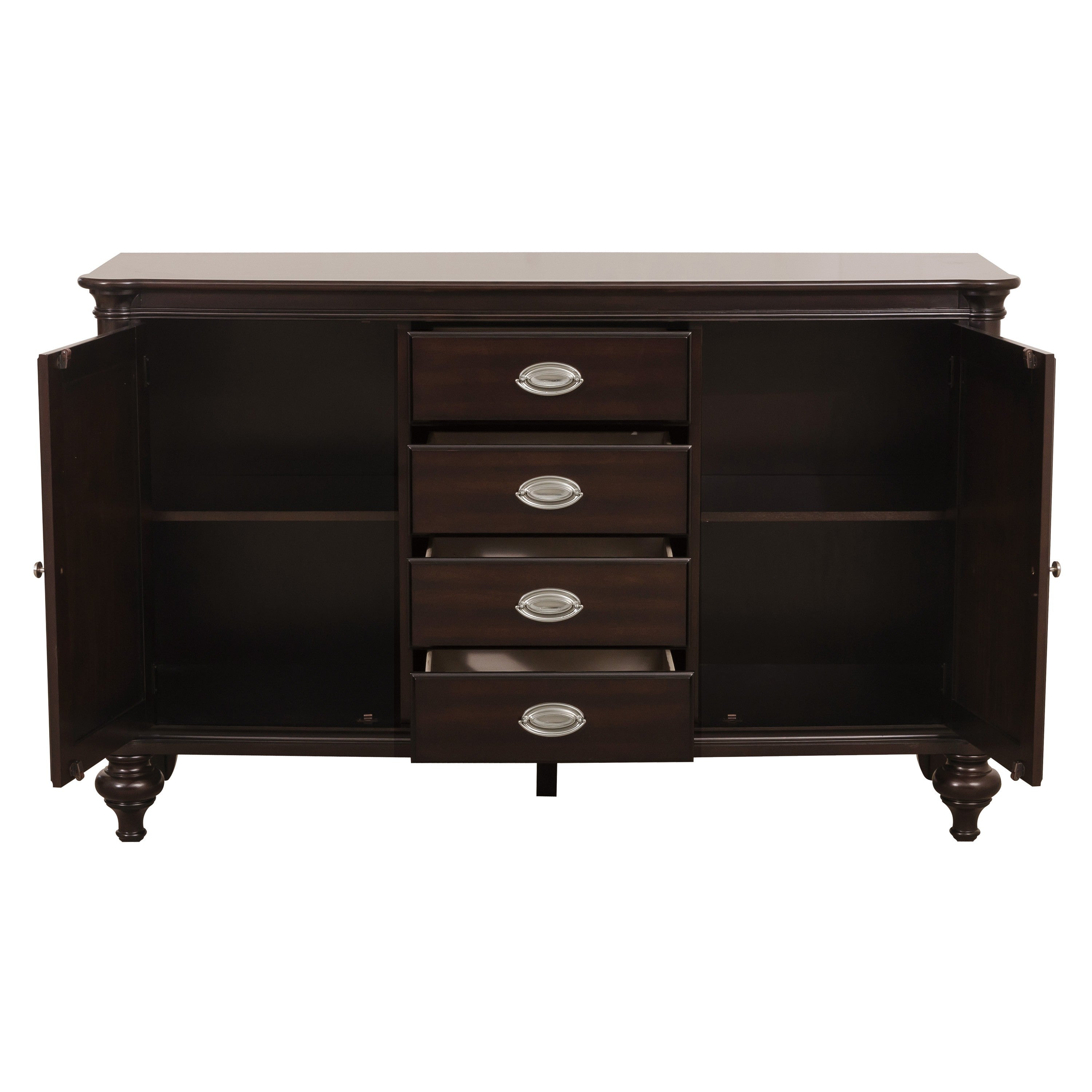 Marston Dark Cherry Buffet from Homelegance - Luna Furniture