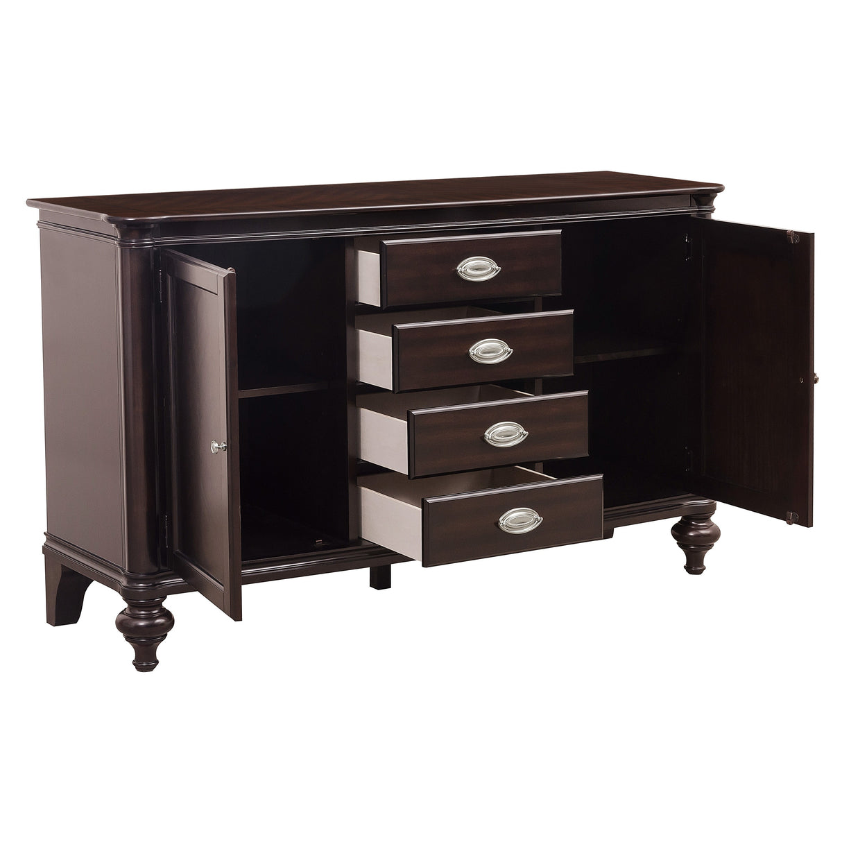 Marston Dark Cherry Buffet from Homelegance - Luna Furniture