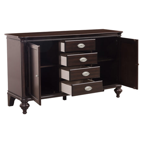 Marston Dark Cherry Buffet from Homelegance - Luna Furniture