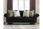 Harriotte Black Sofa