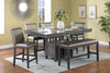 Bankston Gray Counter Height Table - Luna Furniture