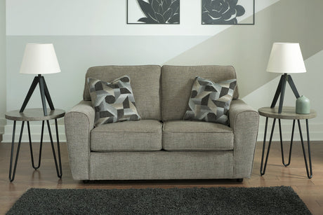 Cascilla Pewter Loveseat from Ashley - Luna Furniture