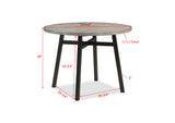 Mathis Black/Gray Counter Height Table