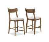 Weldon Brown Counter Height Chair, Set of 2