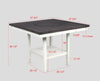 Fulton Chalk/White Counter Height Table