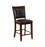 Fulton Espresso Counter Height Chair, Set of 2