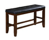 Bardstown Cherry Brown Counter Height Bench - Luna Furniture