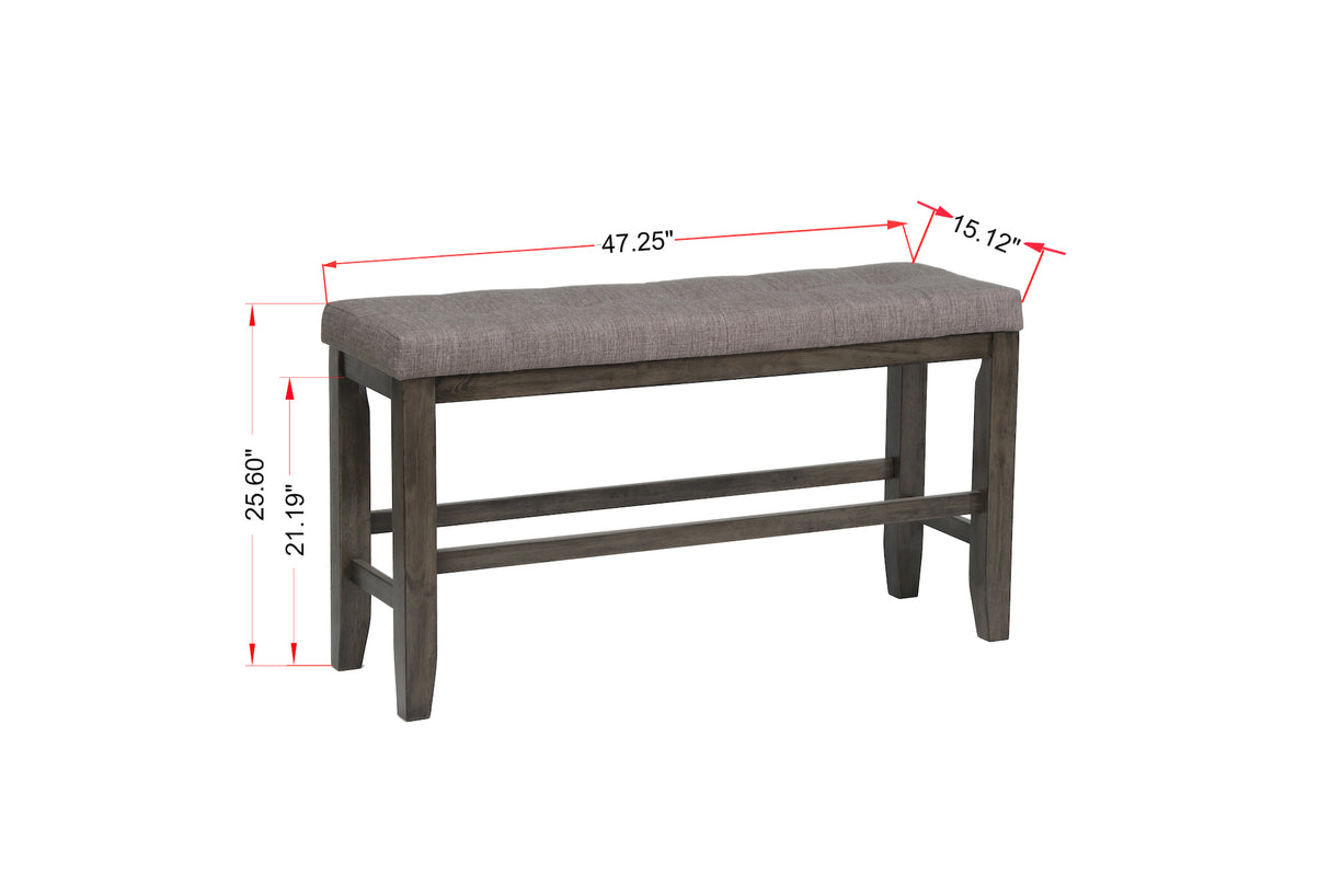 Bardstown Gray Counter Height Set - Luna Furniture