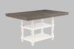 Langley Chalk/Gray Counter Height Table