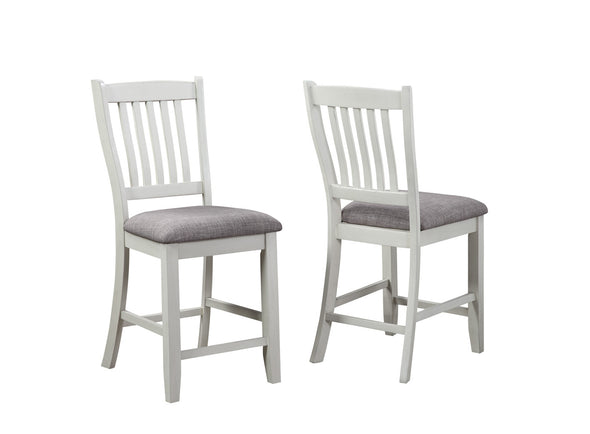 Buford Chalk/Gray Counter Height Chair, Set of 2