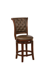 Granville Espresso 24" Swivel Counter Chair, Set of 2