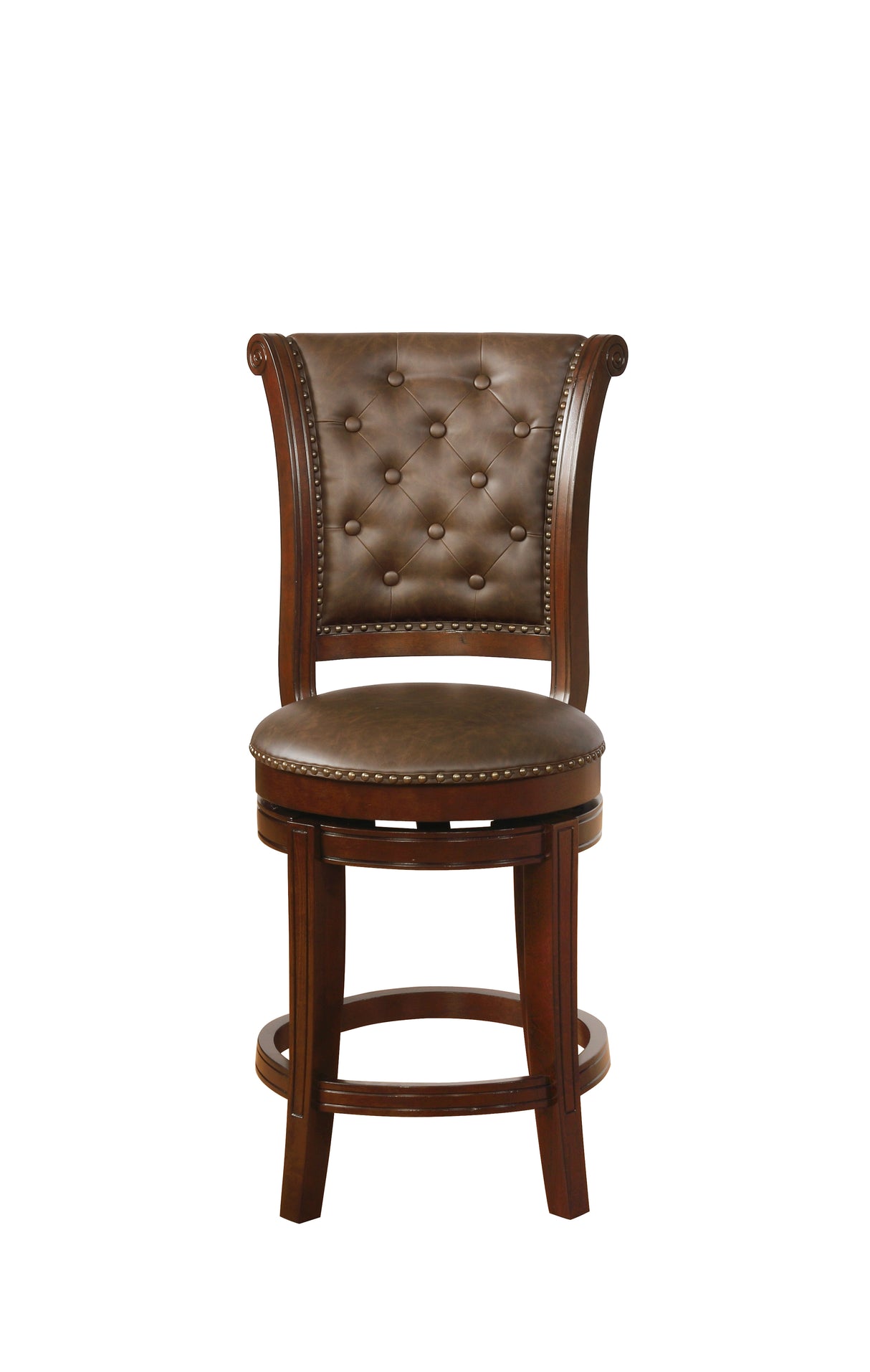 Granville Espresso 24" Swivel Counter Chair, Set of 2