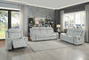 Darwan Light Gray Reclining Living Room Set - Luna Furniture