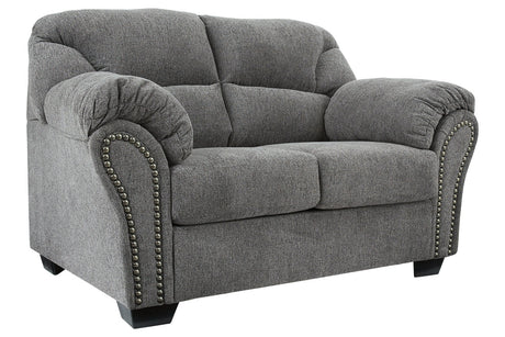 Allmaxx Pewter Loveseat from Ashley - Luna Furniture