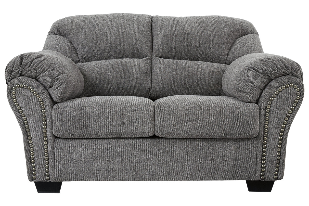 Allmaxx Pewter Loveseat from Ashley - Luna Furniture