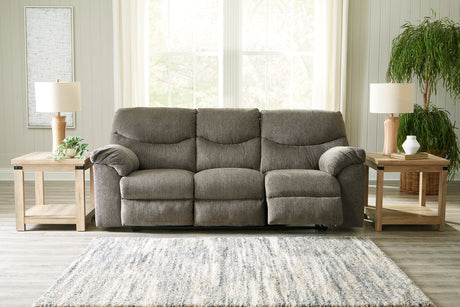 Alphons Putty Reclining Sofa from Ashley - Luna Furniture