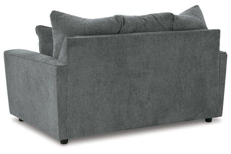 Stairatt Gravel Loveseat from Ashley - Luna Furniture