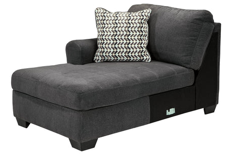 Ambee Slate Left-Arm Facing Corner Chaise from Ashley - Luna Furniture