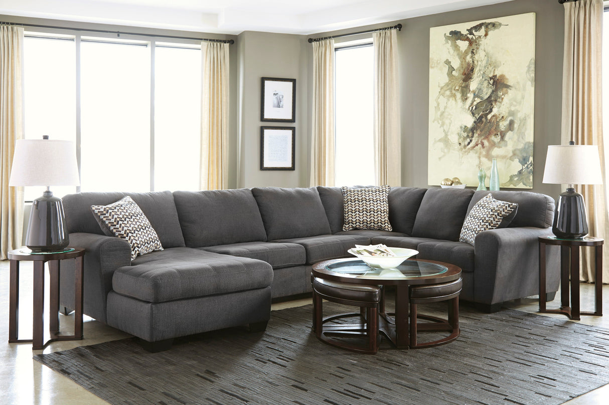 Ambee Slate 3-Piece LAF Chaise Sectional from Ashley - Luna Furniture