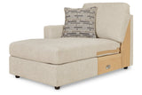 Edenfield Linen Left-Arm Facing Corner Chaise from Ashley - Luna Furniture