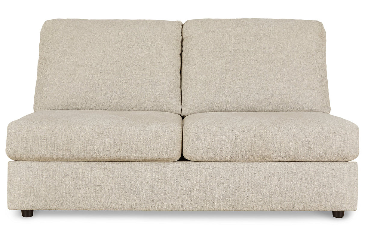 Edenfield Linen Armless Loveseat from Ashley - Luna Furniture