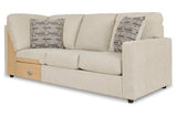 Edenfield Linen Right-Arm Facing Sofa with Corner Wedge from Ashley - Luna Furniture