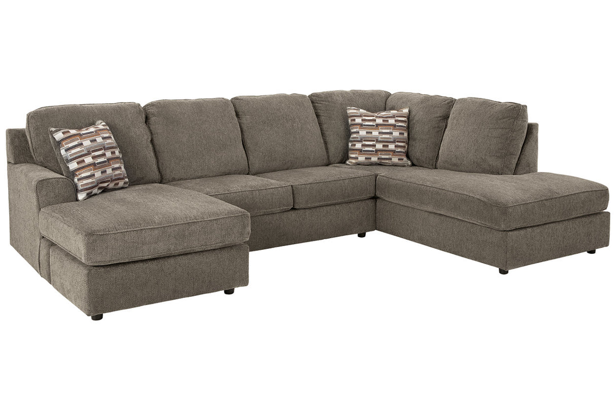 O'Phannon Putty 2-Piece RAF Chaise Sectional from Ashley - Luna Furniture