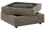 O'Phannon Putty Ottoman With Storage from Ashley - Luna Furniture