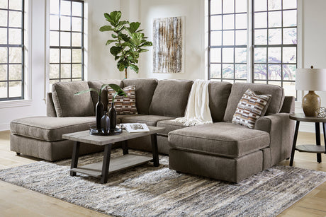 O'Phannon Putty 2-Piece LAF Chaise Sectional from Ashley - Luna Furniture