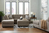 Mahoney Chocolate 2-Piece LAF Chaise Sectional