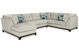Maxon Place Stone 3-Piece Sectional with Chaise from Ashley - Luna Furniture