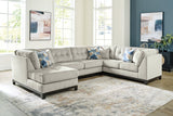 Maxon Place Stone 3-Piece Sectional with Chaise from Ashley - Luna Furniture