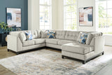 Maxon Place Stone 3-Piece Sectional with Chaise from Ashley - Luna Furniture