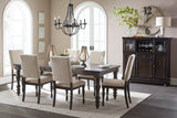 Begonia Grayish Brown Extendable Dining Set from Homelegance - Luna Furniture