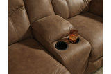 Boxberg Bark Reclining Loveseat with Console -  - Luna Furniture
