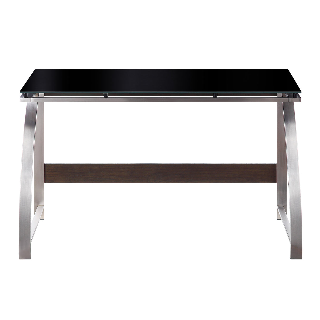 Tioga Espresso/Chrome Writing Desk from Homelegance - Luna Furniture