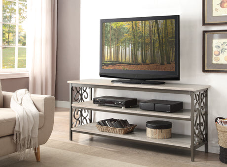 Fairhope Faux Marble Top 62" TV Stand - Luna Furniture