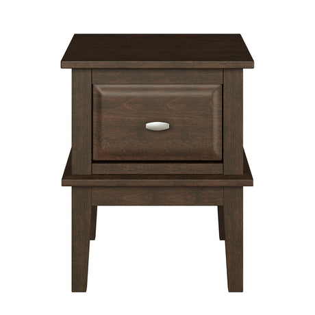 Minot Brown Cherry End Table from Homelegance - Luna Furniture