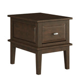 Minot Brown Cherry End Table from Homelegance - Luna Furniture